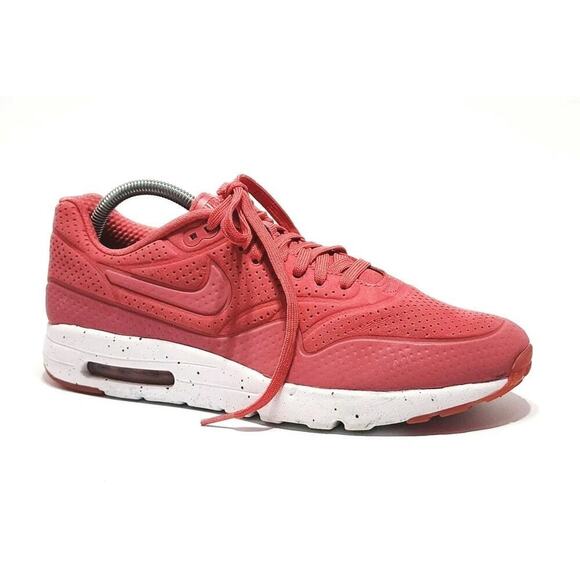 Nike Air Max 1 Ultra Moire Pink Men\'s Size 9.5 Running Shoe Sneaker 705297-611 main image 4